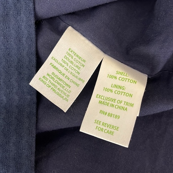 LILLY PULITZER Valli Embroidered Soutache Slip Dress - True Navy- Size 4 - Picture 9 of 13